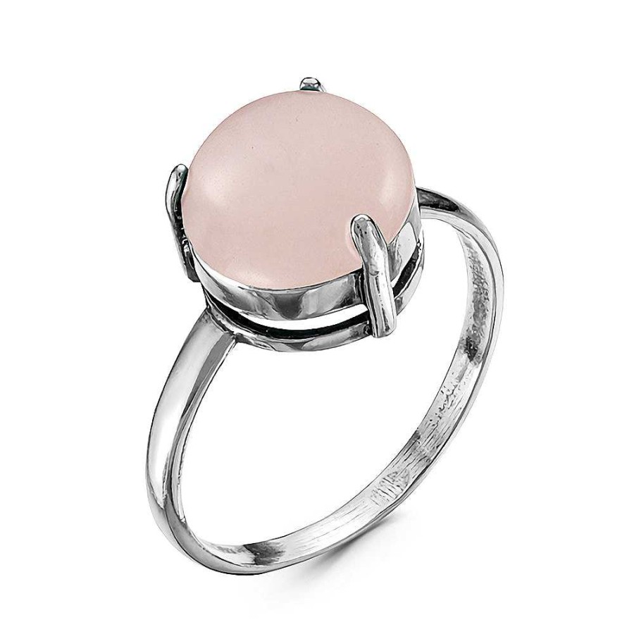 Ringe MIRKADA Jewelry | Silber Ring Mit Quarz, Rosa