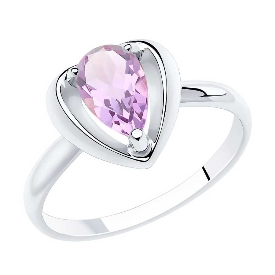 Ringe SOKOLOV Jewelry | Silber Ring Mit Amethyst, Violett