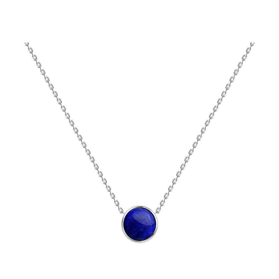 Halsketten SOKOLOV Jewelry | Silber Halskette Mit Anh Nger Mit Lapislazuli, Blau