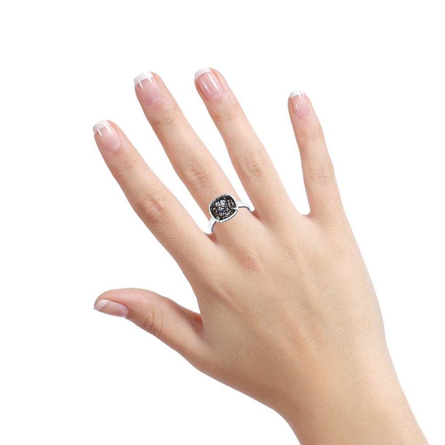 Ringe SOKOLOV Jewelry | Silber Ring Mit Swarovski Kristall, Grau