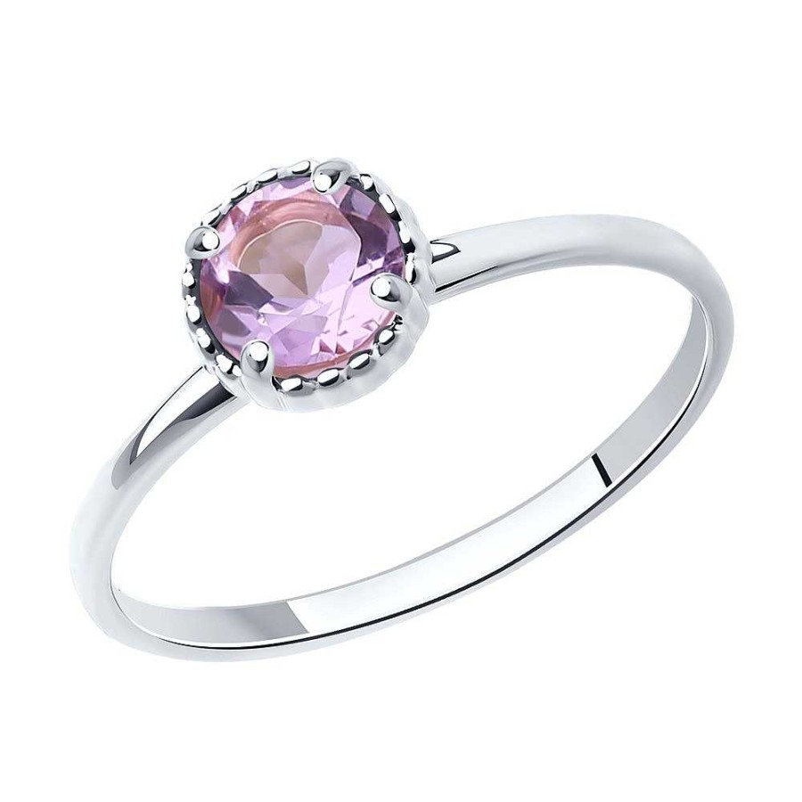 Ringe SOKOLOV Jewelry | Silber Ring Mit Amethyst, Violett