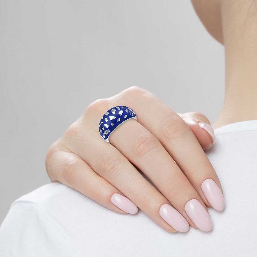 Ringe SOKOLOV Jewelry | Silber Ring Mit Emaille, Blau