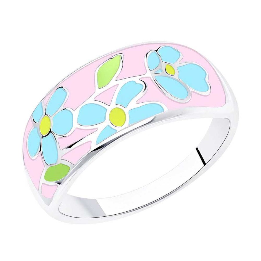 Ringe SOKOLOV Jewelry | Silber Ring Mit Emaille, Multicolor