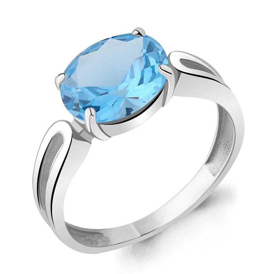 Ringe AQUAMARINE Jewelry | Silber Ring Mit Topas, Blau