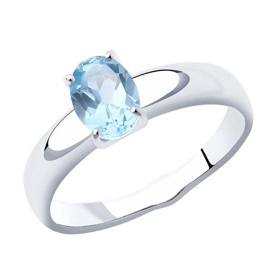 Ringe SOKOLOV Jewelry | Silber Ring Mit Topas, Blau