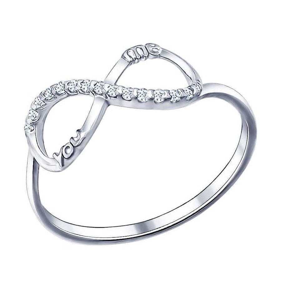 Ringe SOKOLOV Jewelry | Silber Ring Mit Swarovski Zirkonia, Wei