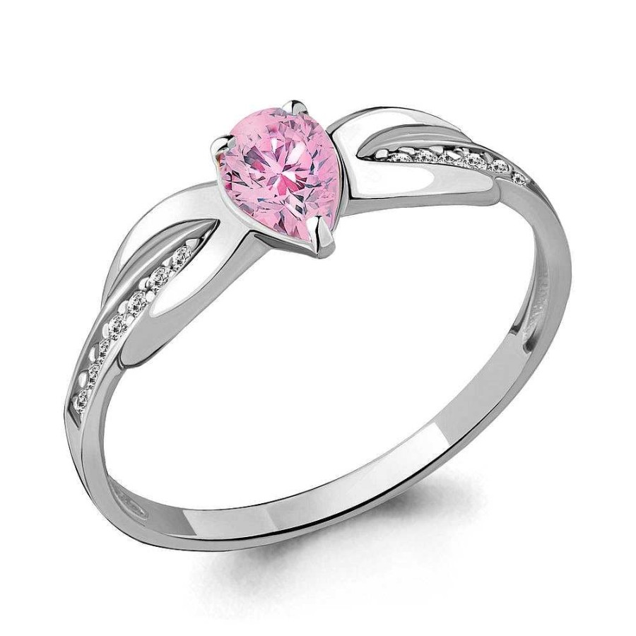 Ringe AQUAMARINE Jewelry | Silber Ring Mit Zirkonia, Rosa