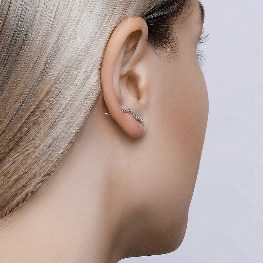 Ohrringe SOKOLOV Jewelry | Silber Ear Cuffs Mit Zirkonia, Wei