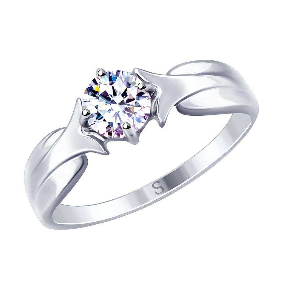 Ringe SOKOLOV Jewelry | Silber Ring Mit Swarovski Zirkonia, Wei