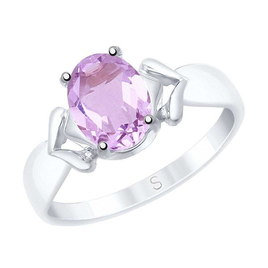 Ringe SOKOLOV Jewelry | Silber Ring Mit Amethyst, Violett