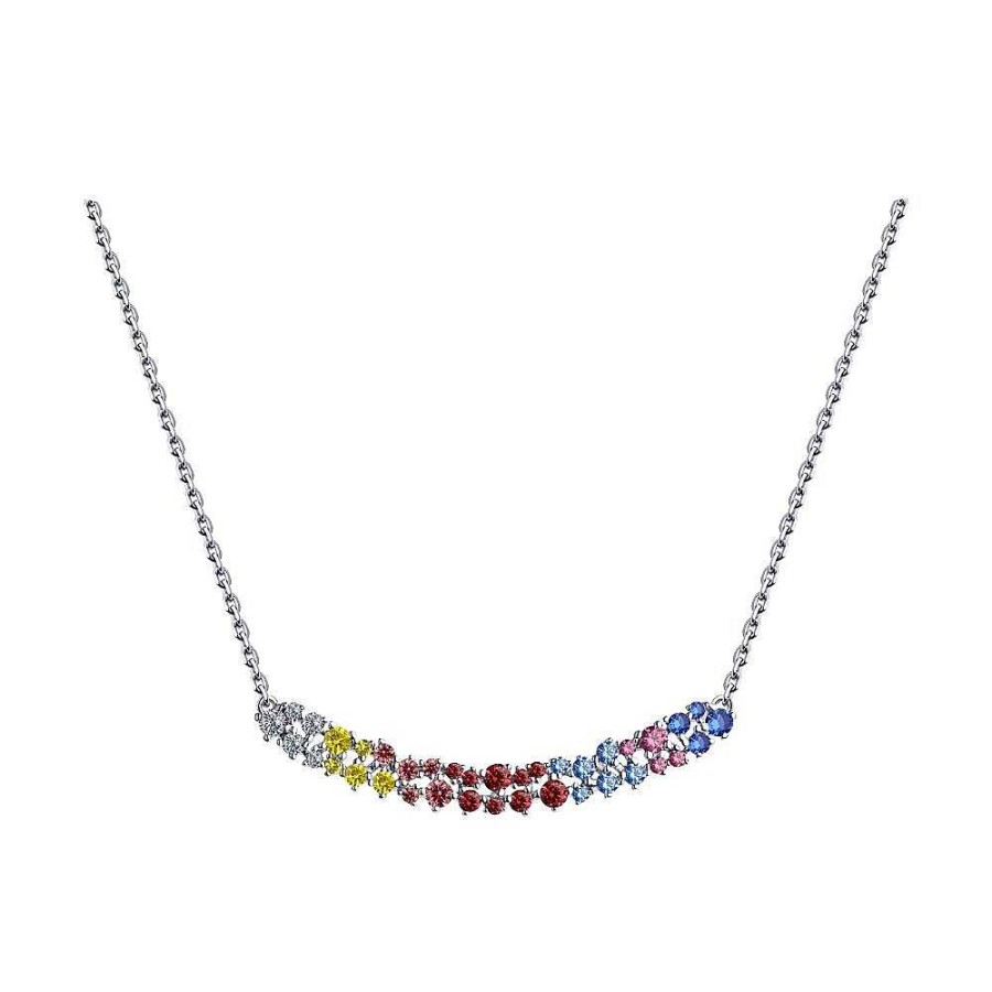 Halsketten SOKOLOV Jewelry | Silber Halskette Mit Anh Nger Mit Zirkonia, Multicolor