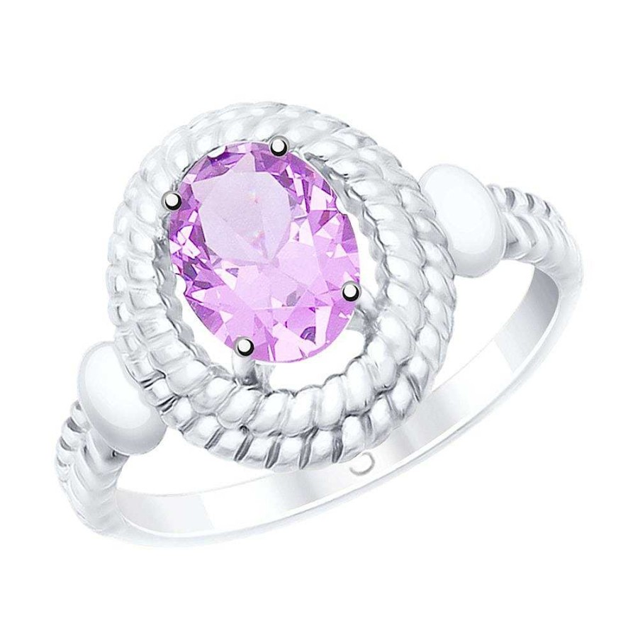 Ringe SOKOLOV Jewelry | Silber Ring Mit Amethyst, Violett