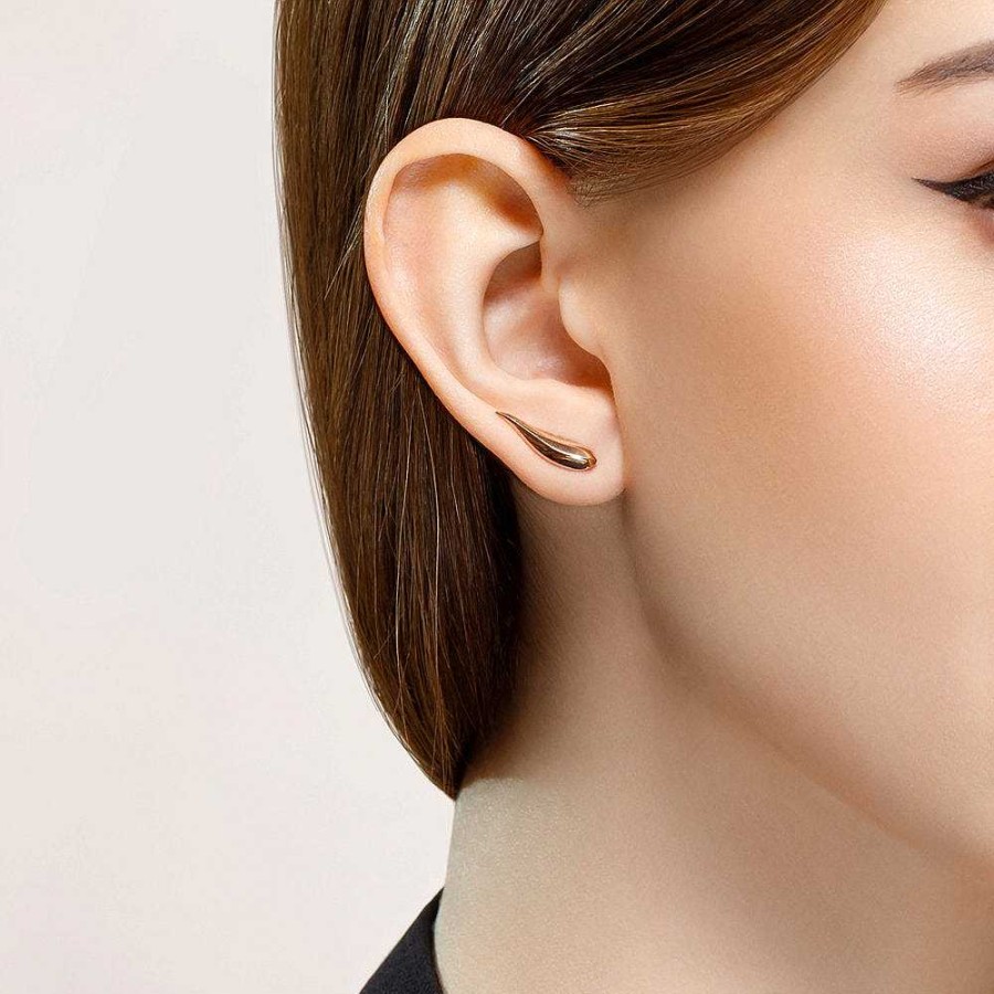 Ohrringe SOKOLOV Jewelry | Silber Ear Cuffs, Vergoldet