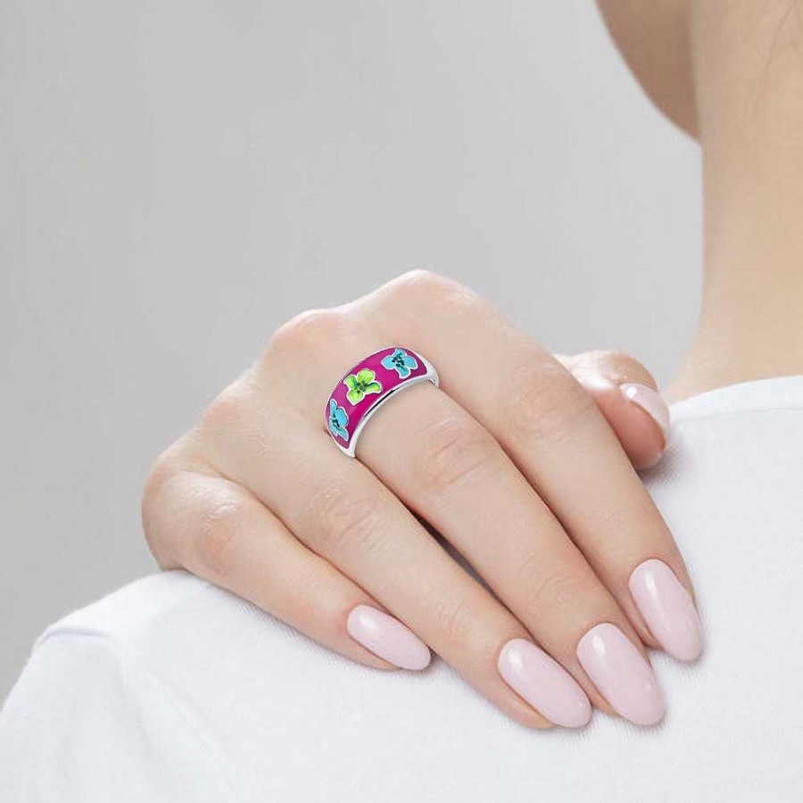 Ringe SOKOLOV Jewelry | Silber Ring Mit Emaille, Multicolor