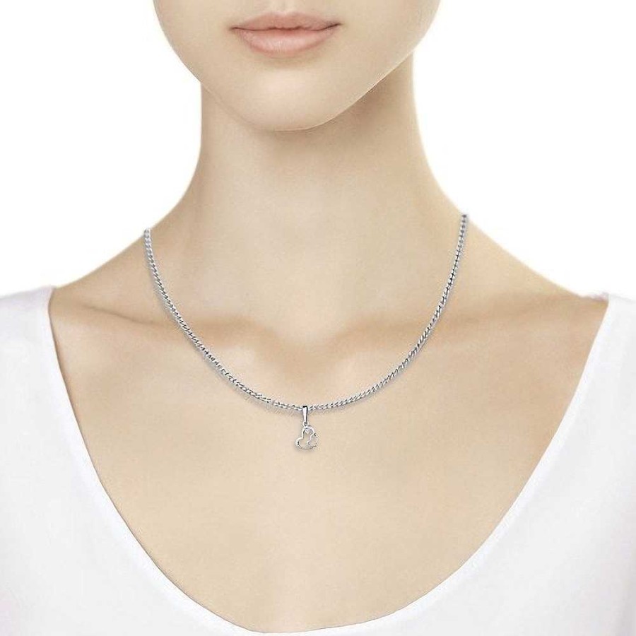 Anh Nger AQUAMARINE Jewelry | Silber Anh Nger Mit Zirkonia, Wei