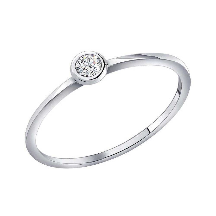 Ringe SOKOLOV Jewelry | Silber Ring Mit Swarovski Zirkonia, Wei