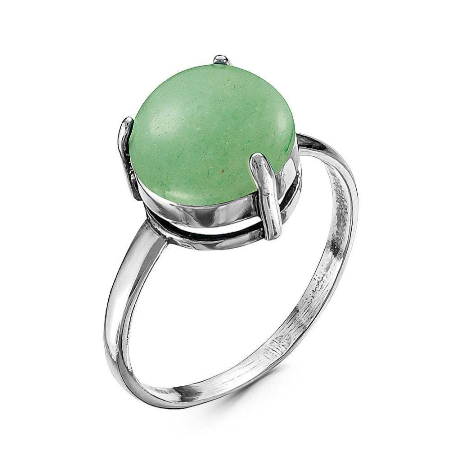 Ringe MIRKADA Jewelry | Silber Ring Mit Jade, Gr N